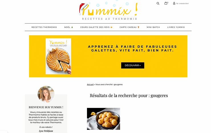 Extrait de la page web de Pummix
