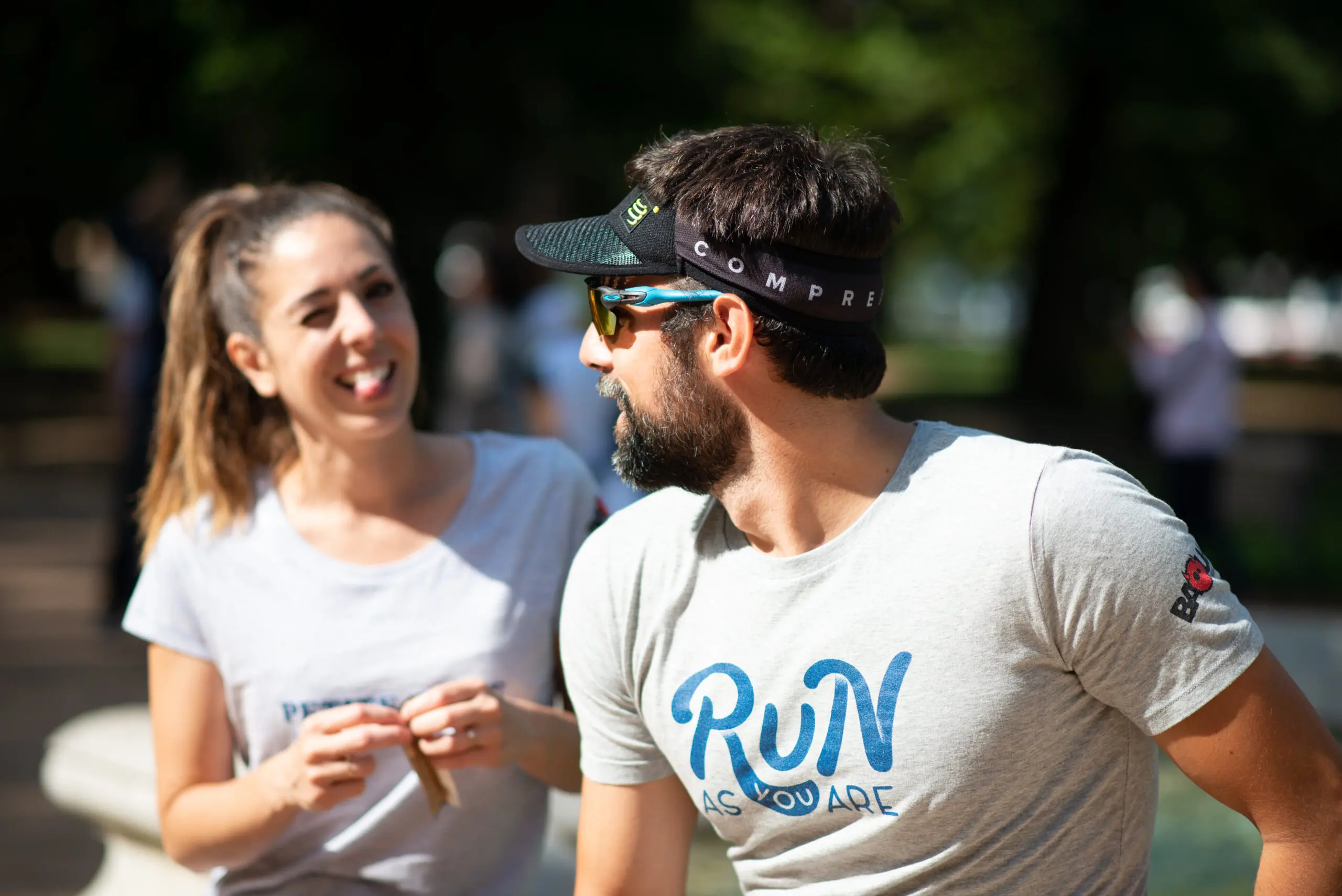 Photo officielle de Stef Balbo et sa coéquipière pour Baouw