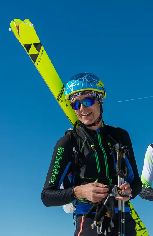 Photo officielle de Benoît Nave au ski prise par Stef Balbo